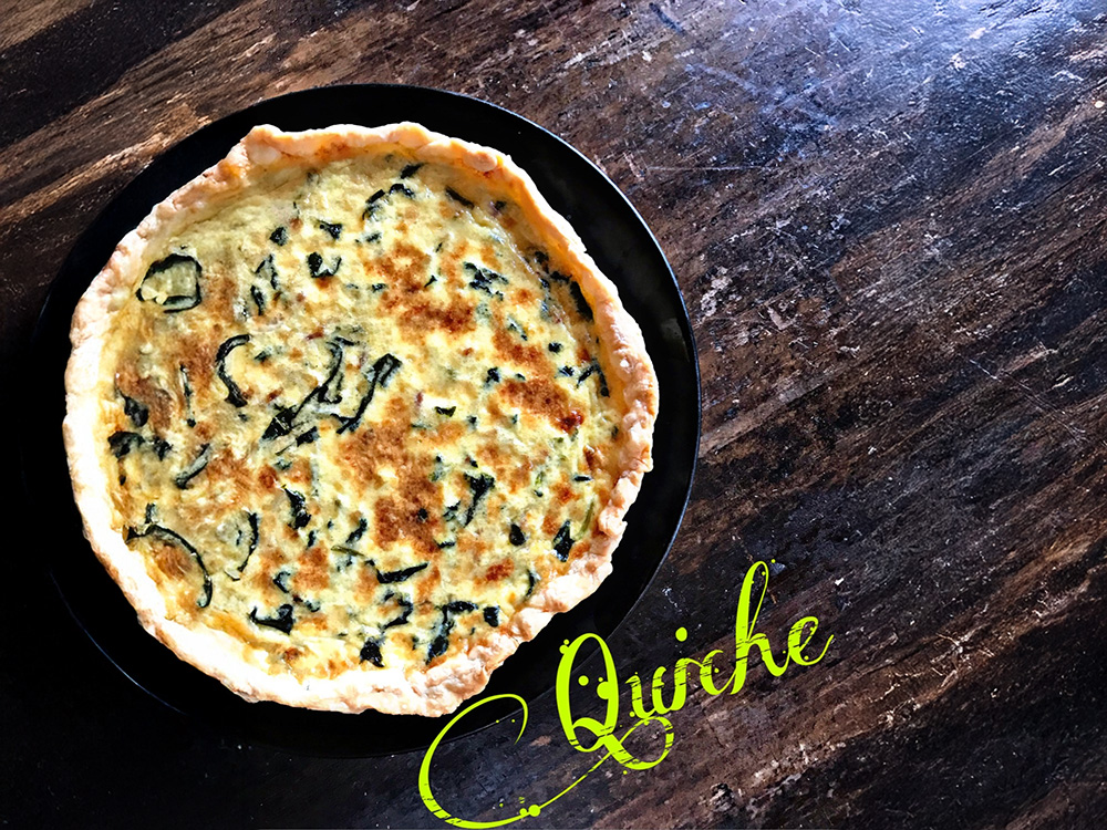 ほうれん草とベーコンキッシュ